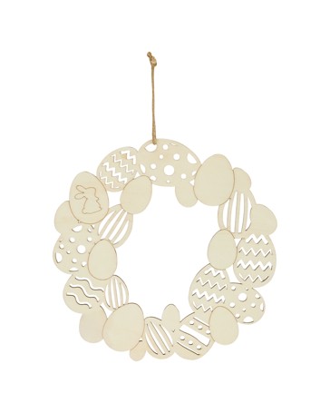 Anko Wood Blank Hanging Wreath