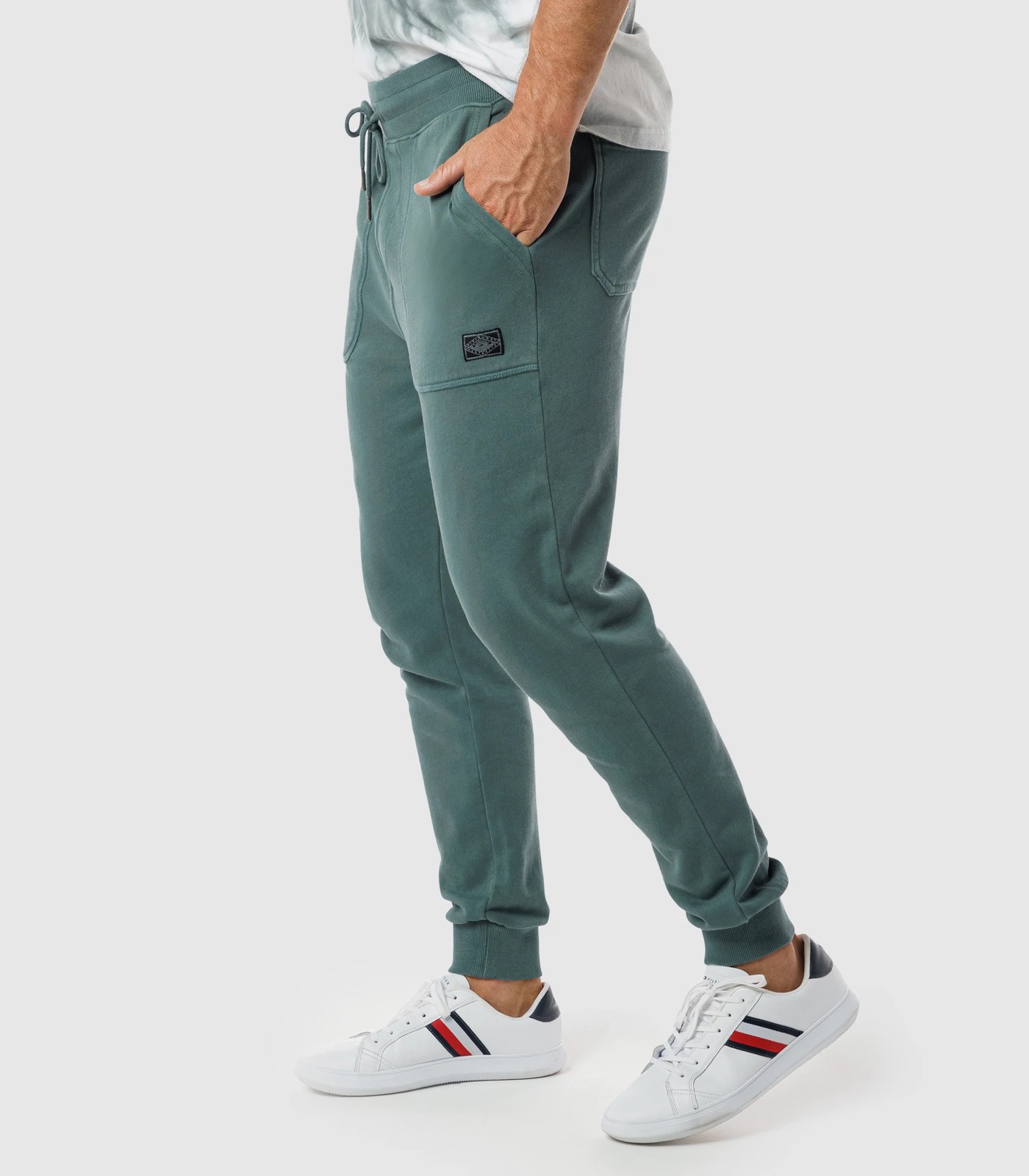 Piping Hot Clean Oceans Print Trackpants 3 of 5
