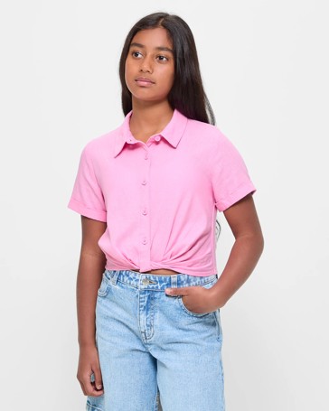Twist Front Shirt