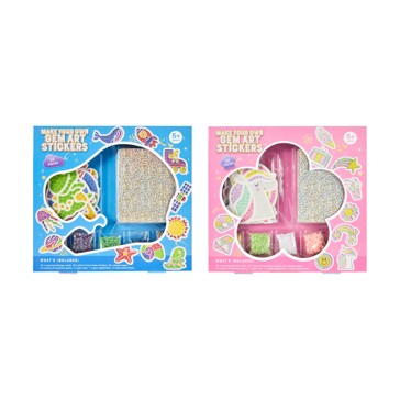 38 Piece Make Your Own Gem Art Stickers, Assorted - Anko