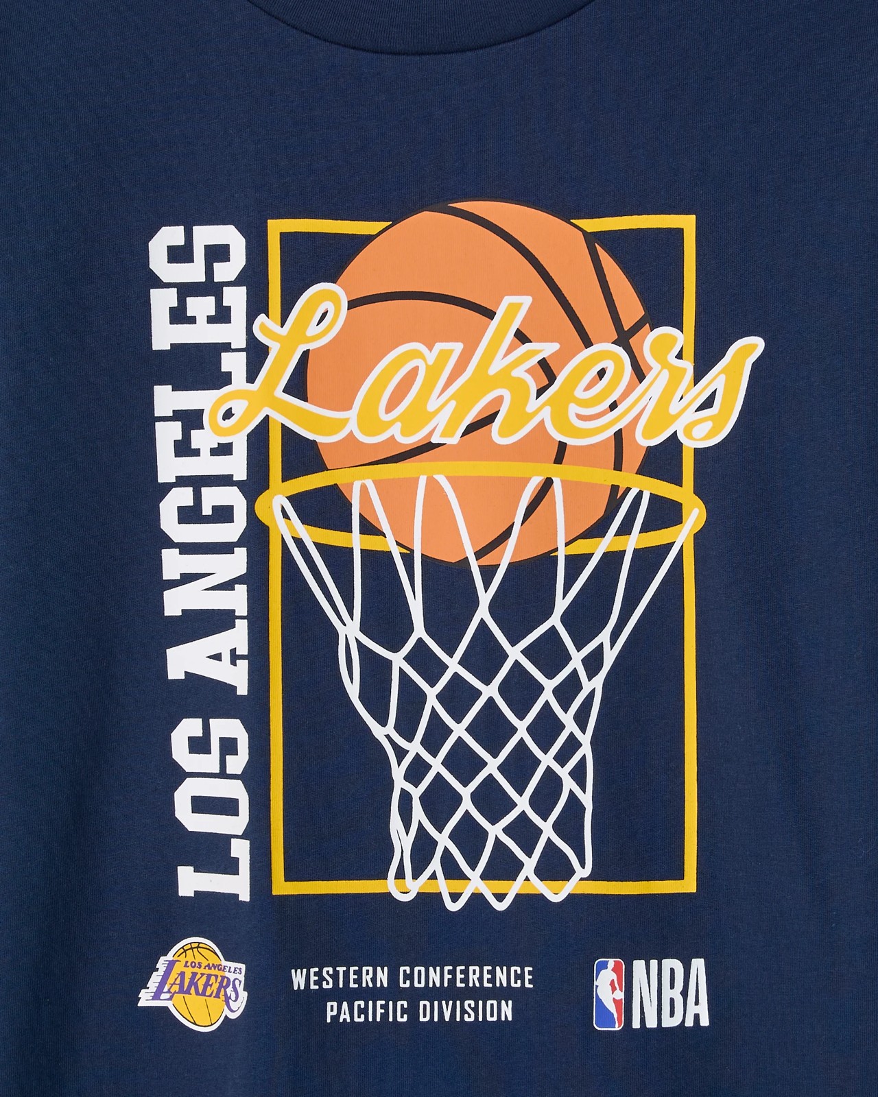 NBA Australian Cotton Jersey Older Boys Oversized Pyjama Set - NBA Lakers 5 of 6