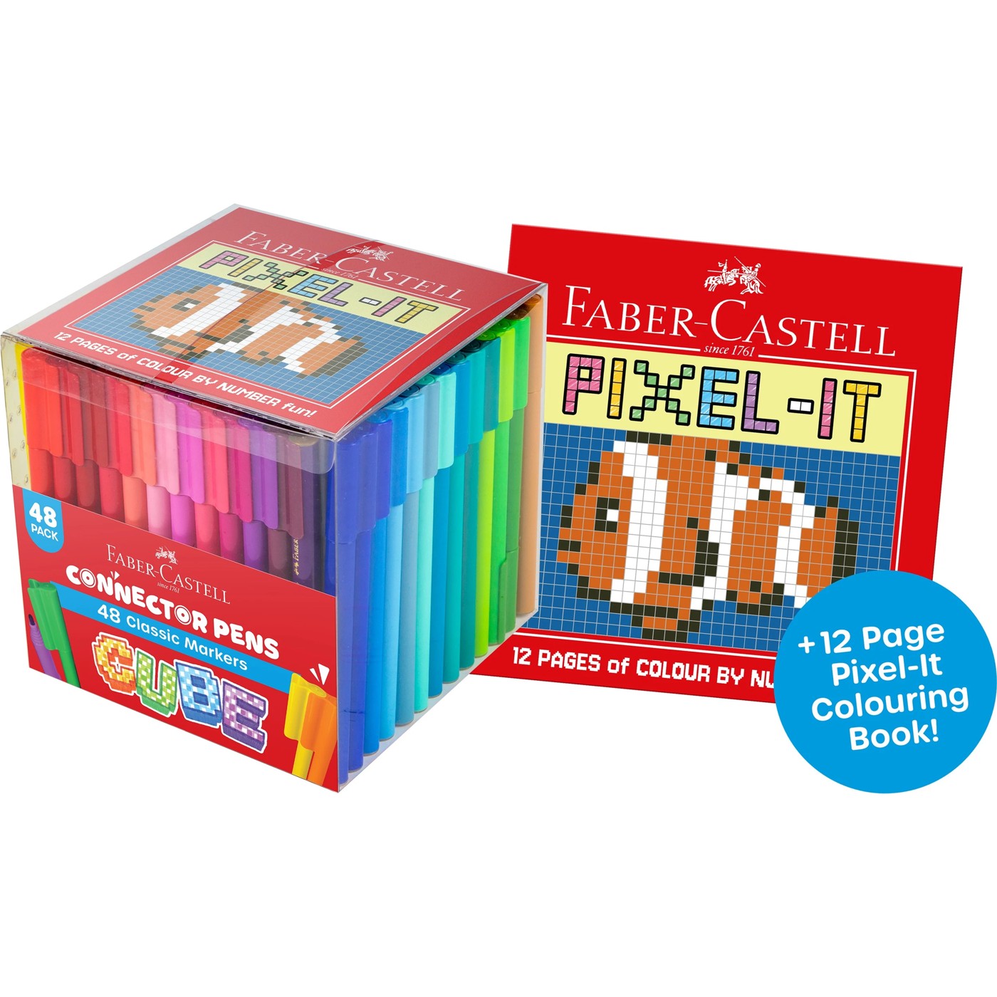 48-Pack Faber Castell Connector Pen Cube 2 of 3
