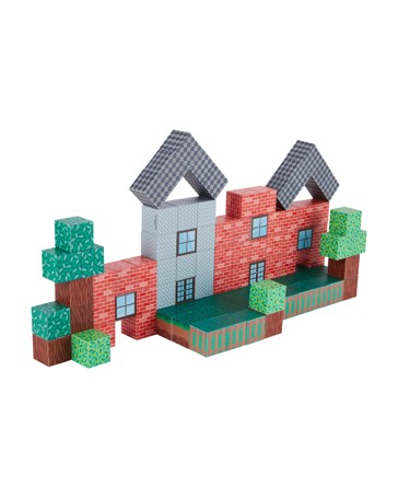 Anko 100 Piece Magnetic House Building Blocks