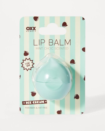 OXX Beauty Ice Cream Lip Balm - Mint Choc Scented