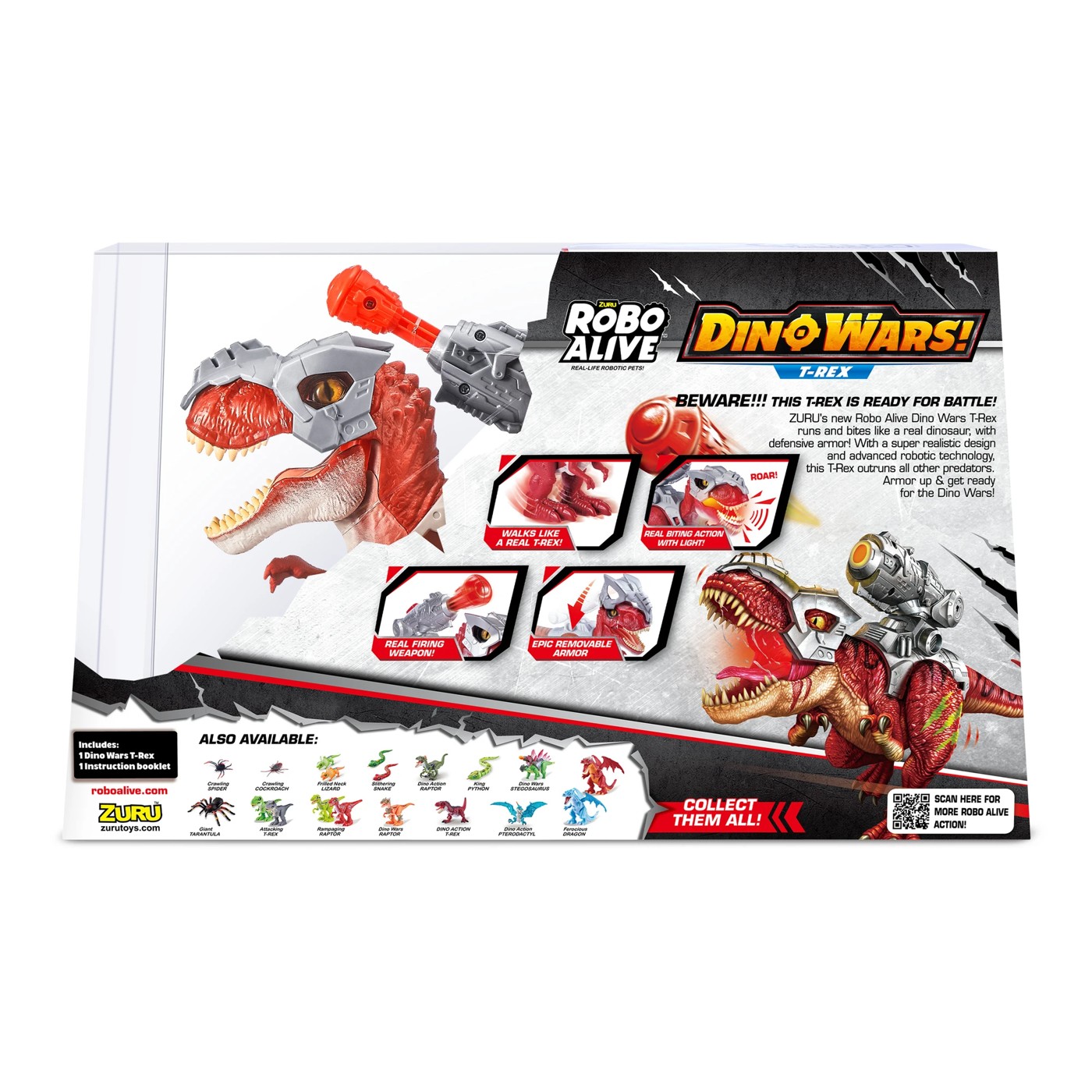 Robo Alive Dino Action T-rex Robotic Dinosaur Toy By Zuru : Target