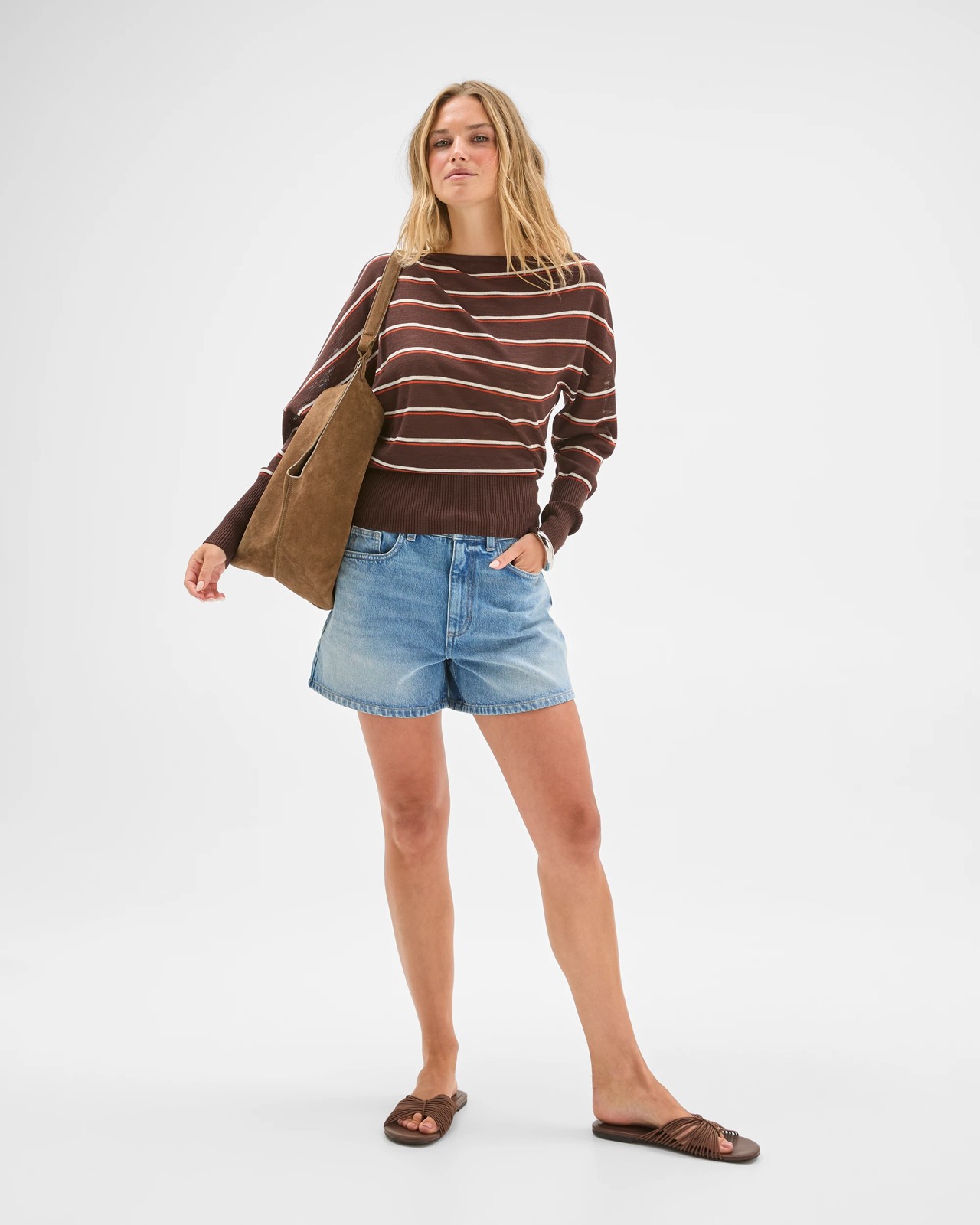 Lily Loves High Rise Denim Shorts 2 of 5