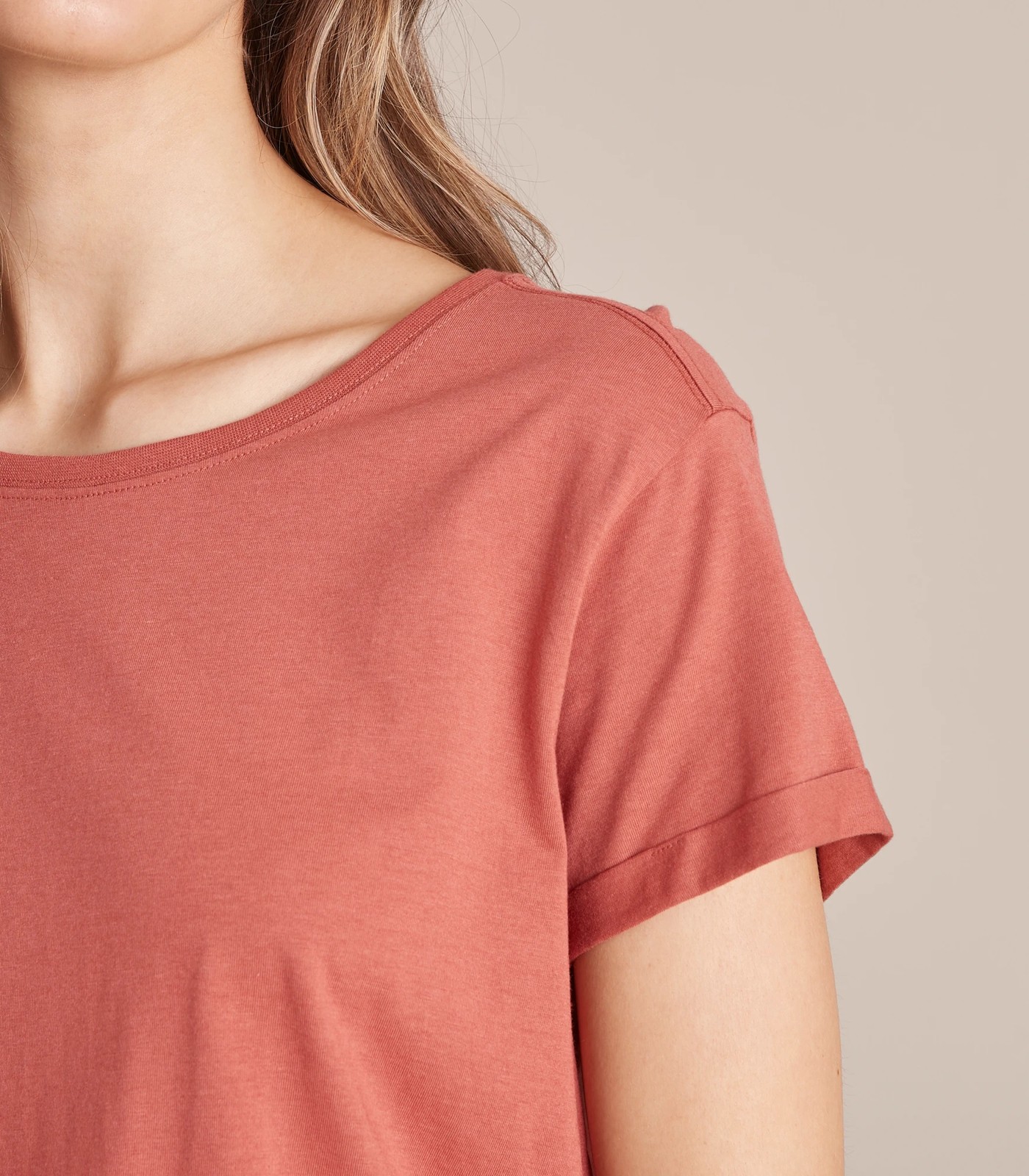 Cotton/Modal Relaxed T-Shirt 4 of 5