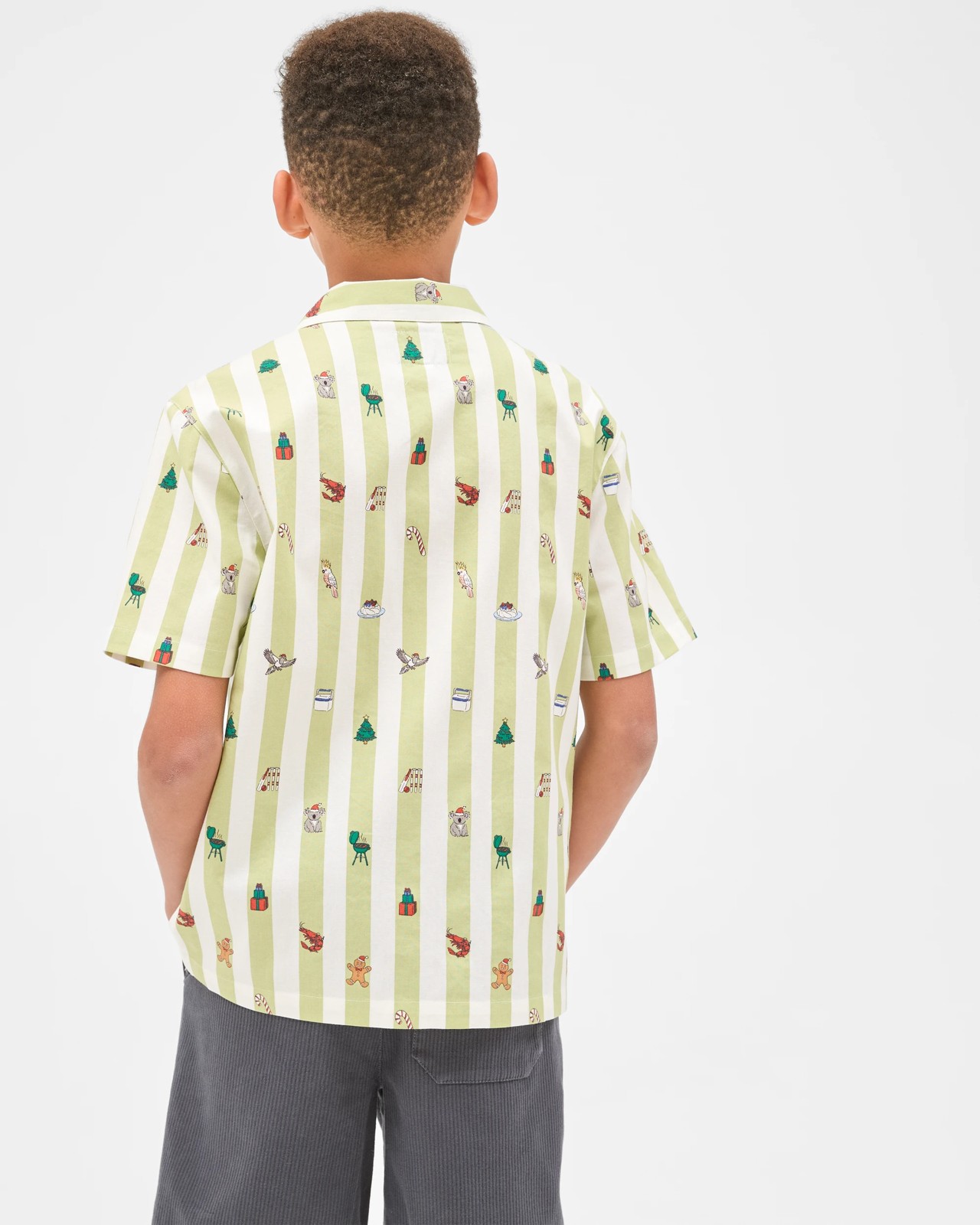 Cotton Woven Christmas Shirt 5 of 5