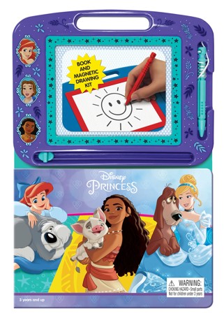 Disney Princess Book and Magnetic Drawing Kit - Book