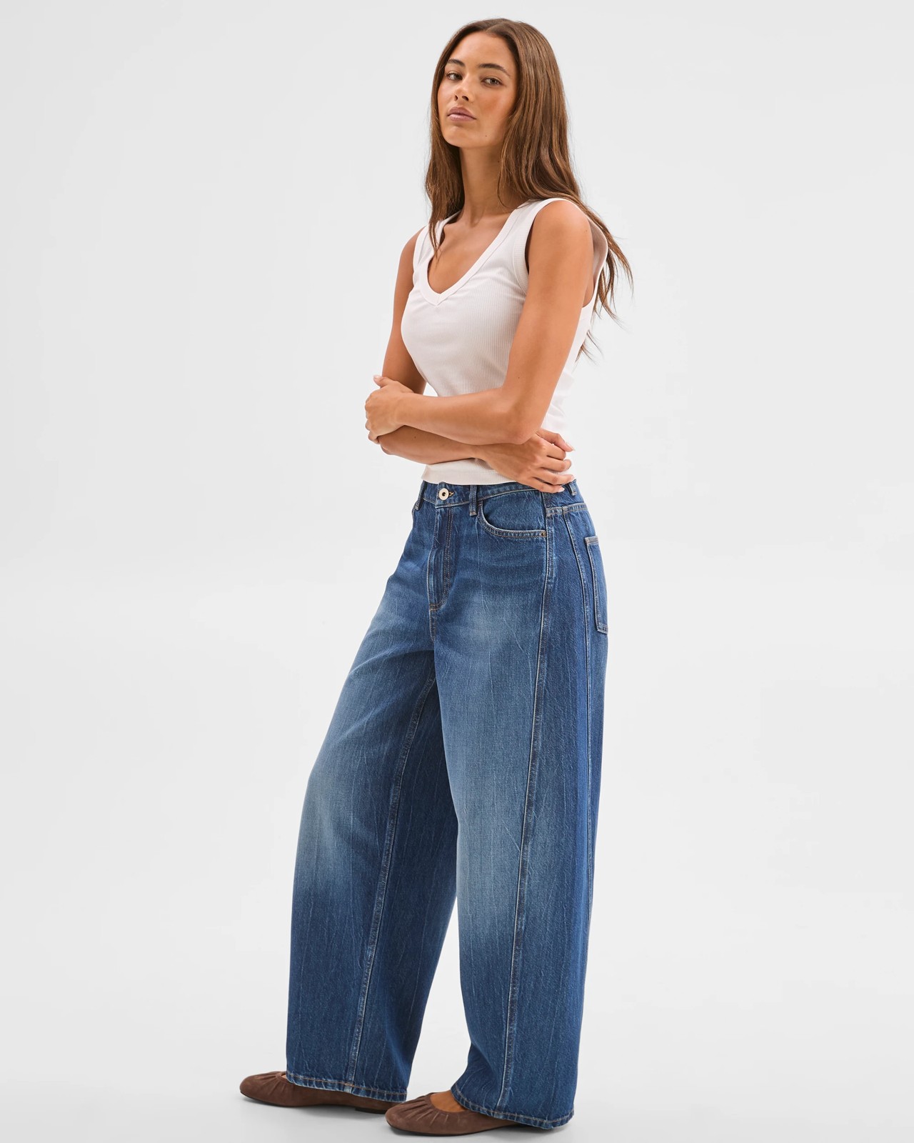 Lily Loves Barrel Leg Denim Jeans 3 of 5