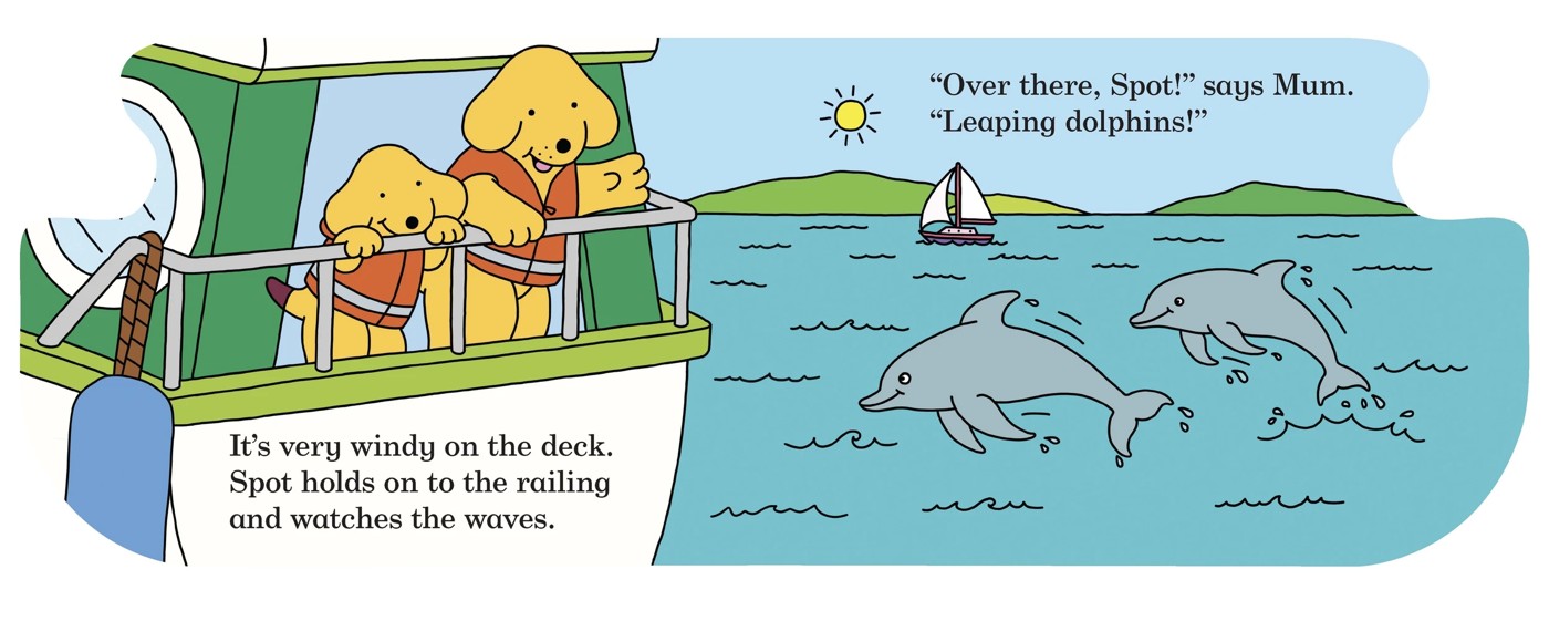 Spots Boat by Eric Hill - Book 3 of 4