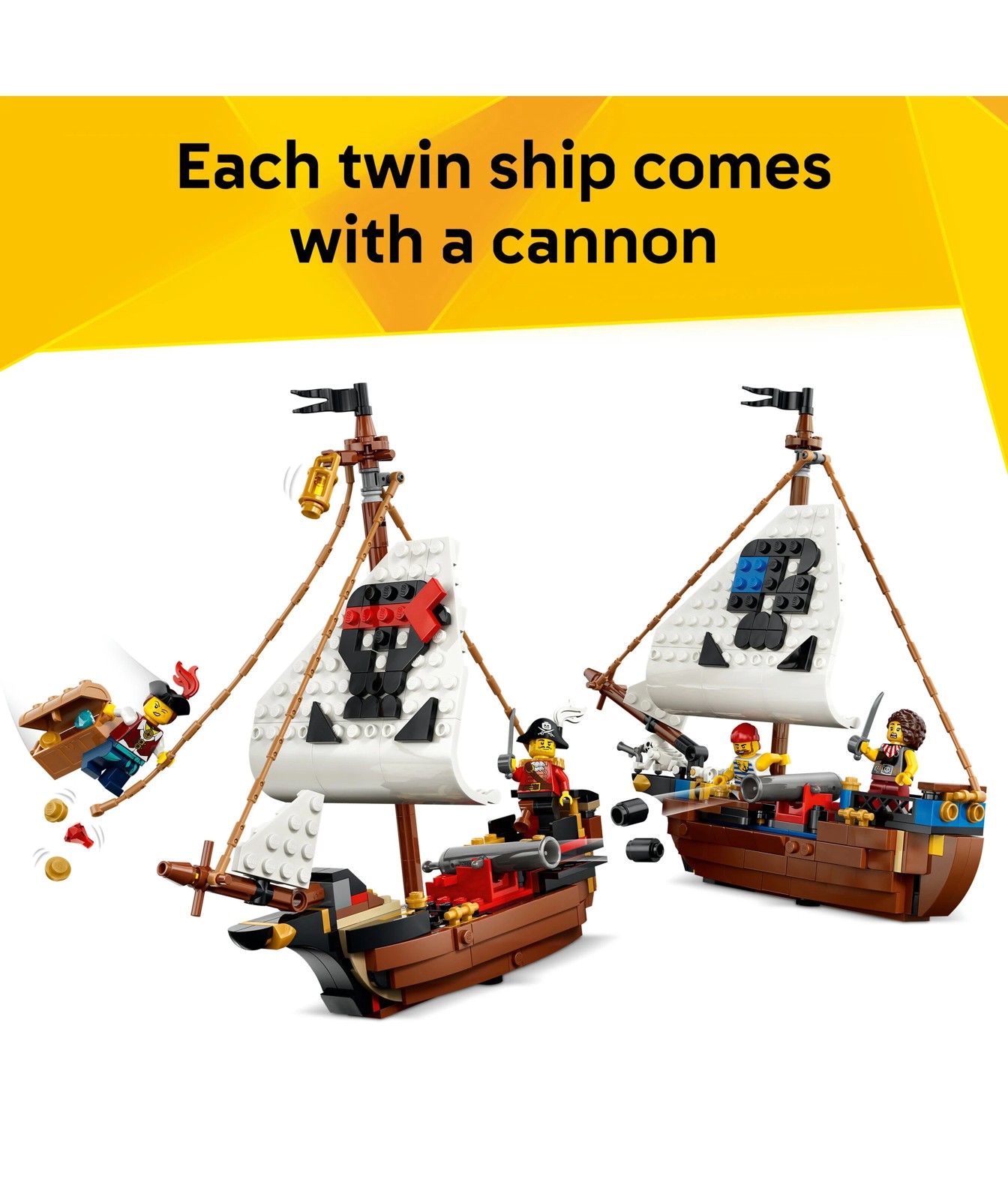 LEGO® Creator 3 in 1 Iconic Pirate Ship 31387 5 of 5