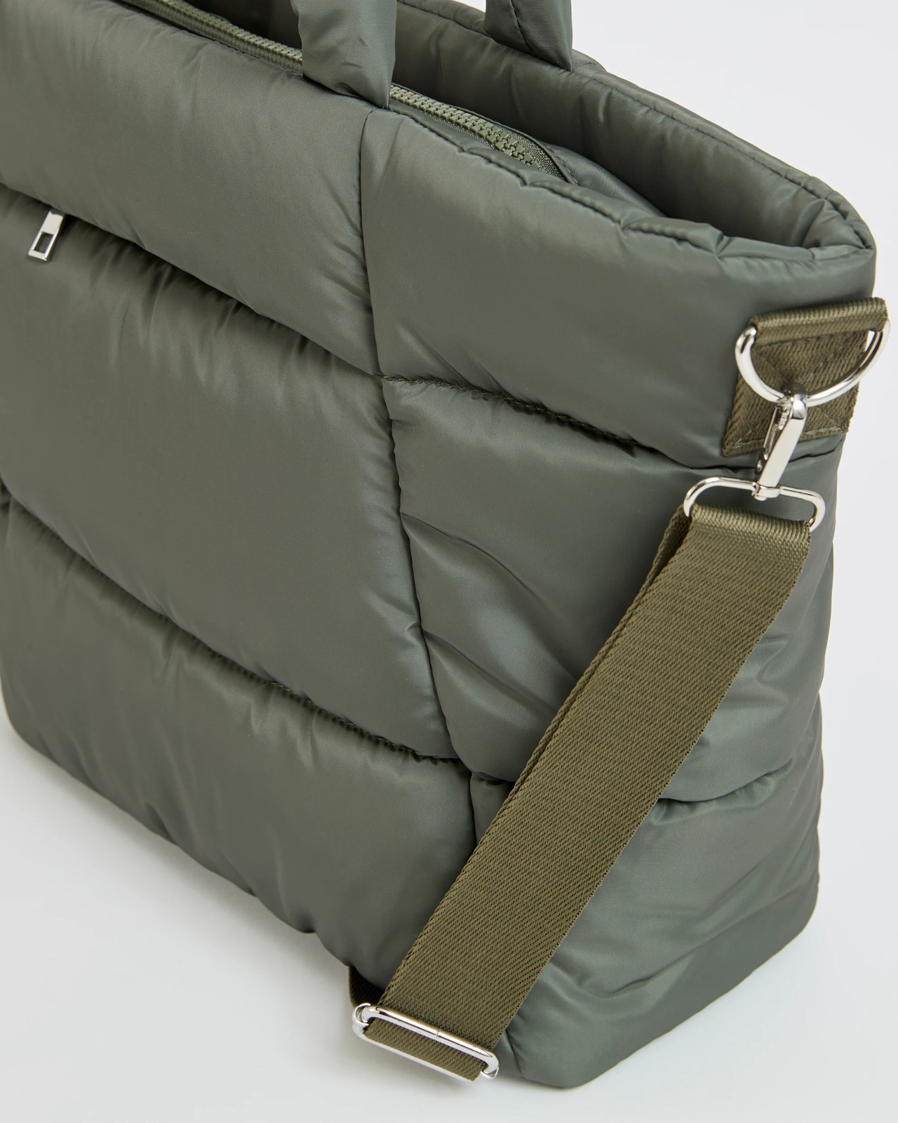 Active Quilted Tote Bag - Burnt Olive 2 of 2