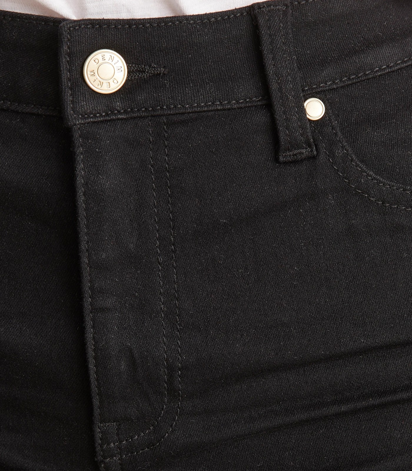 Classic Roll Cuff Denim Shorts 6 of 6