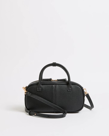 Mini Pebble Bowler Crossbody Bag