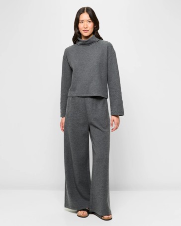 Brushed Rib Pants