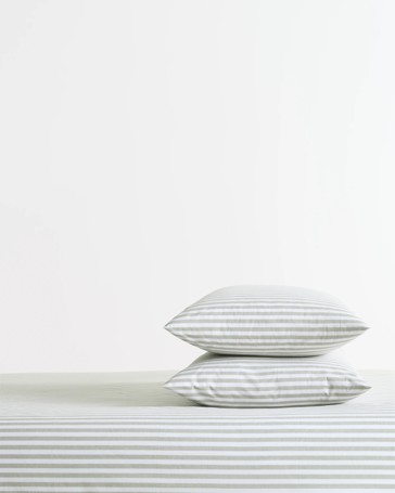 Australian Cotton Stripe Mix and Match 2 Pack Pillowcases