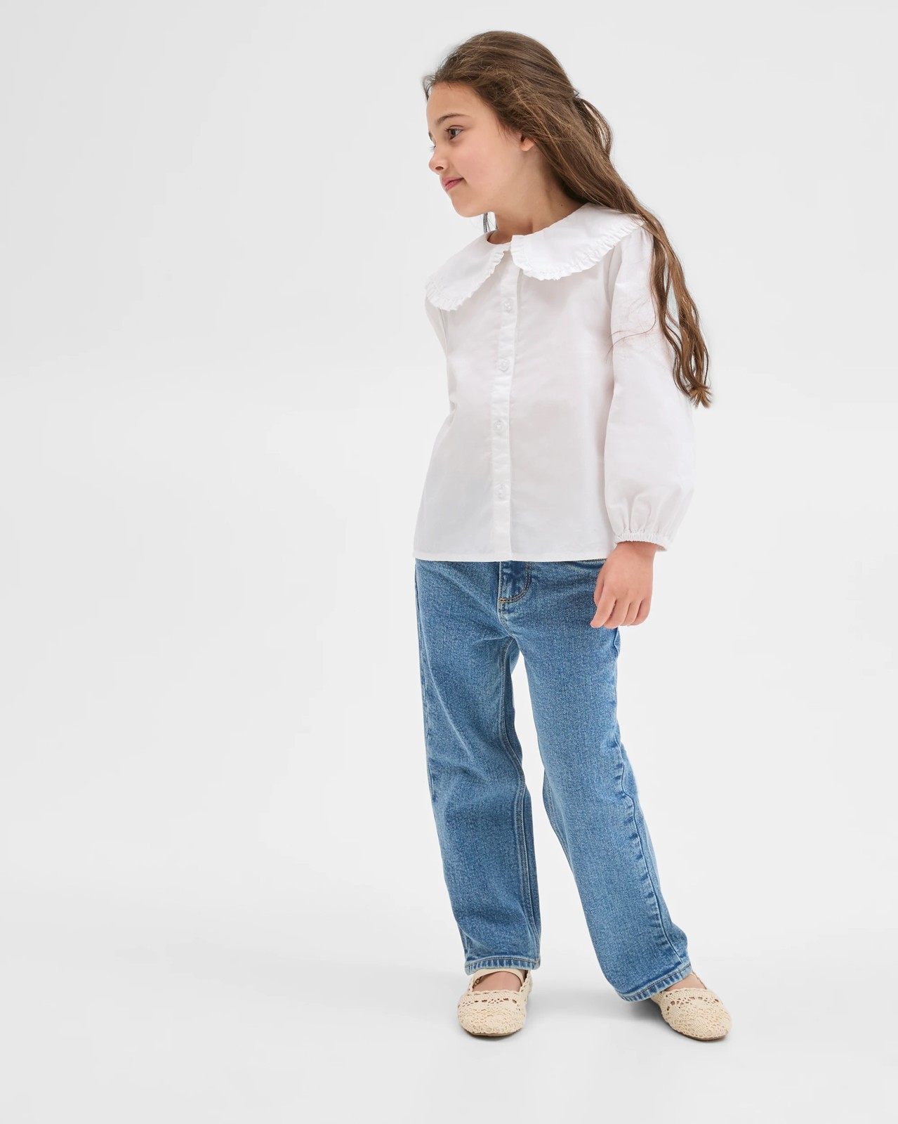 Straight Leg Denim Jeans 2 of 5