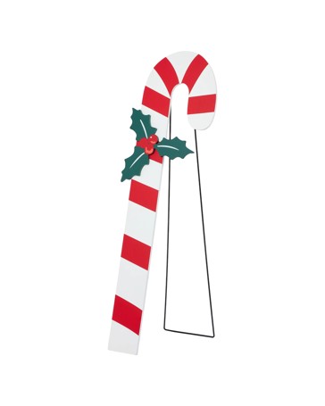 Anko Candy Cane Standing Porch Sign