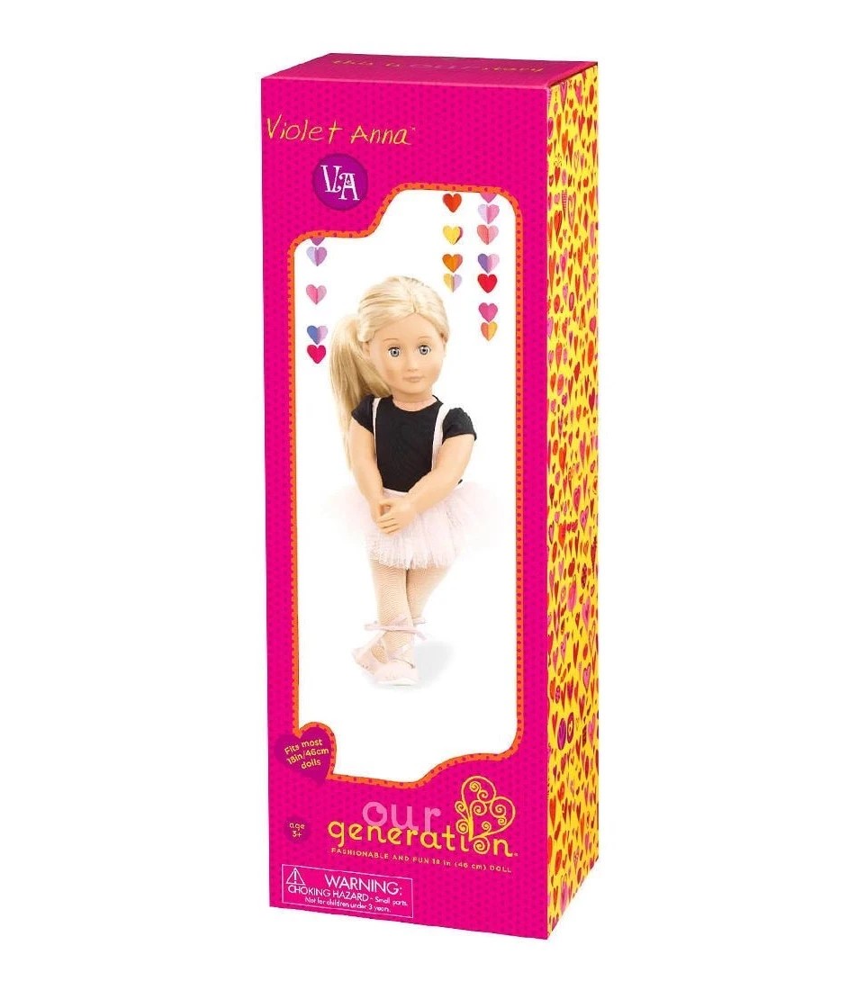 Our Generation 45cm Doll Violet Anna Target Australia