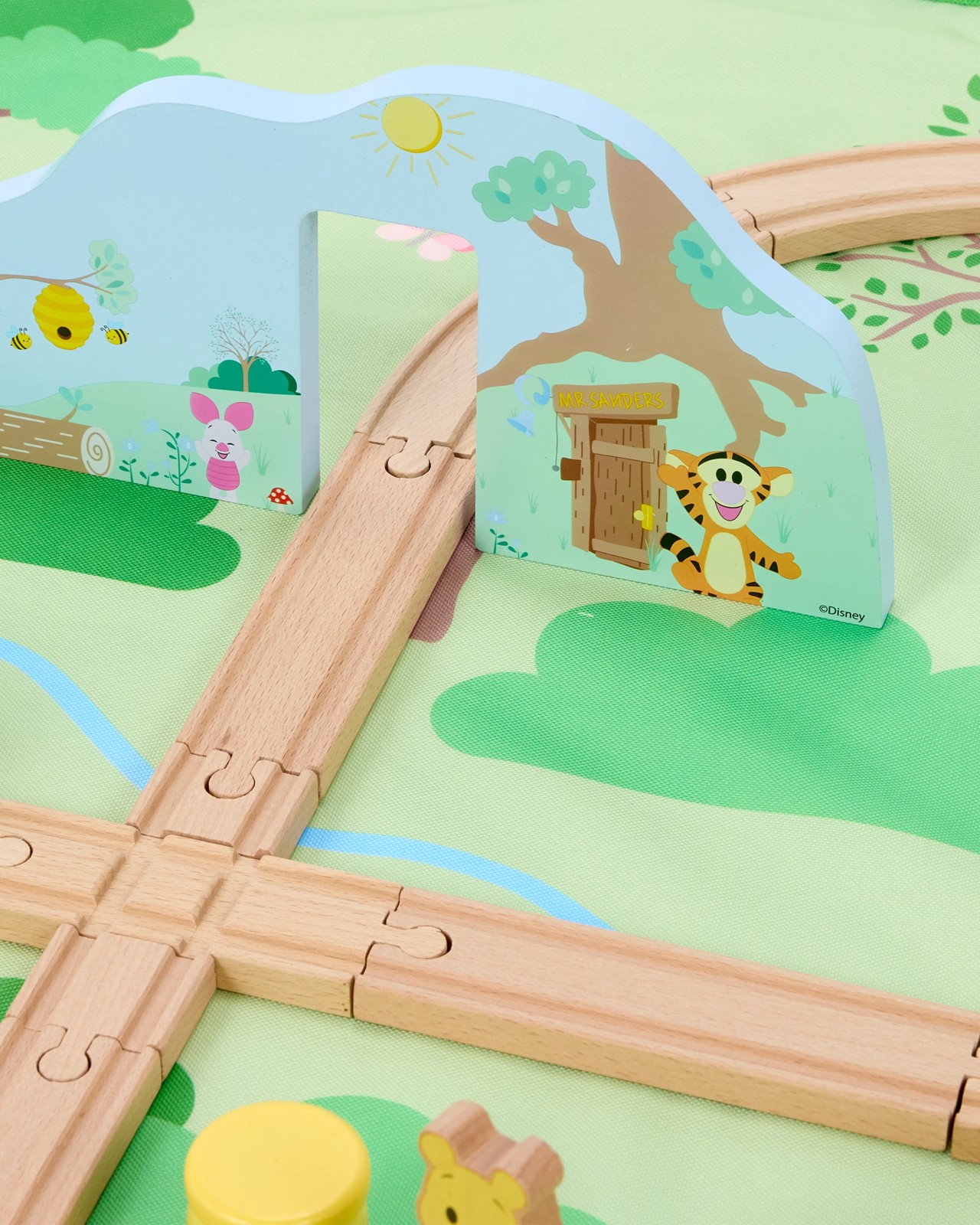 36 Piece Disney Winnie the Pooh Wooden Train Set 5 of 6