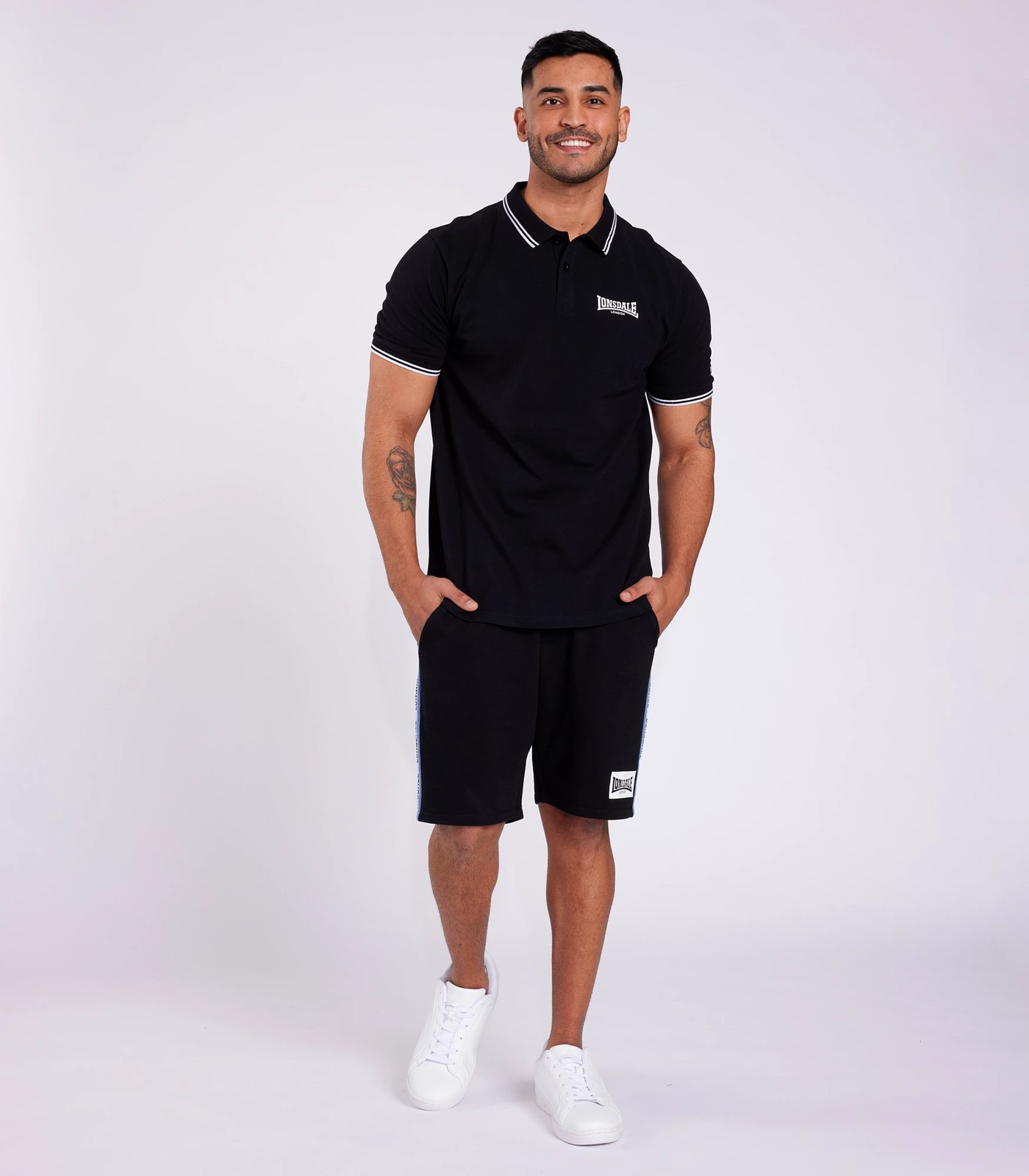 Lonsdale London Axbridge Polo Shirt - Black | Target Australia