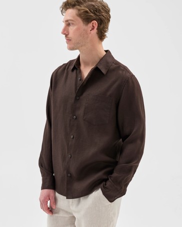 European Linen Long Sleeve Shirt