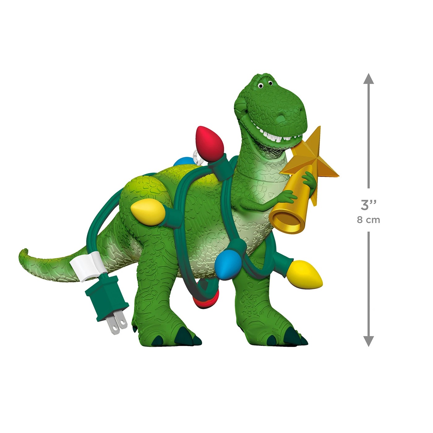 Hallmark Keepsake Disney and Pixar Toy Story Wrapped-Up Rex Christmas Tree Ornament 6 of 6