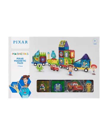 77 Piece Pixar Magnetic Tiles
