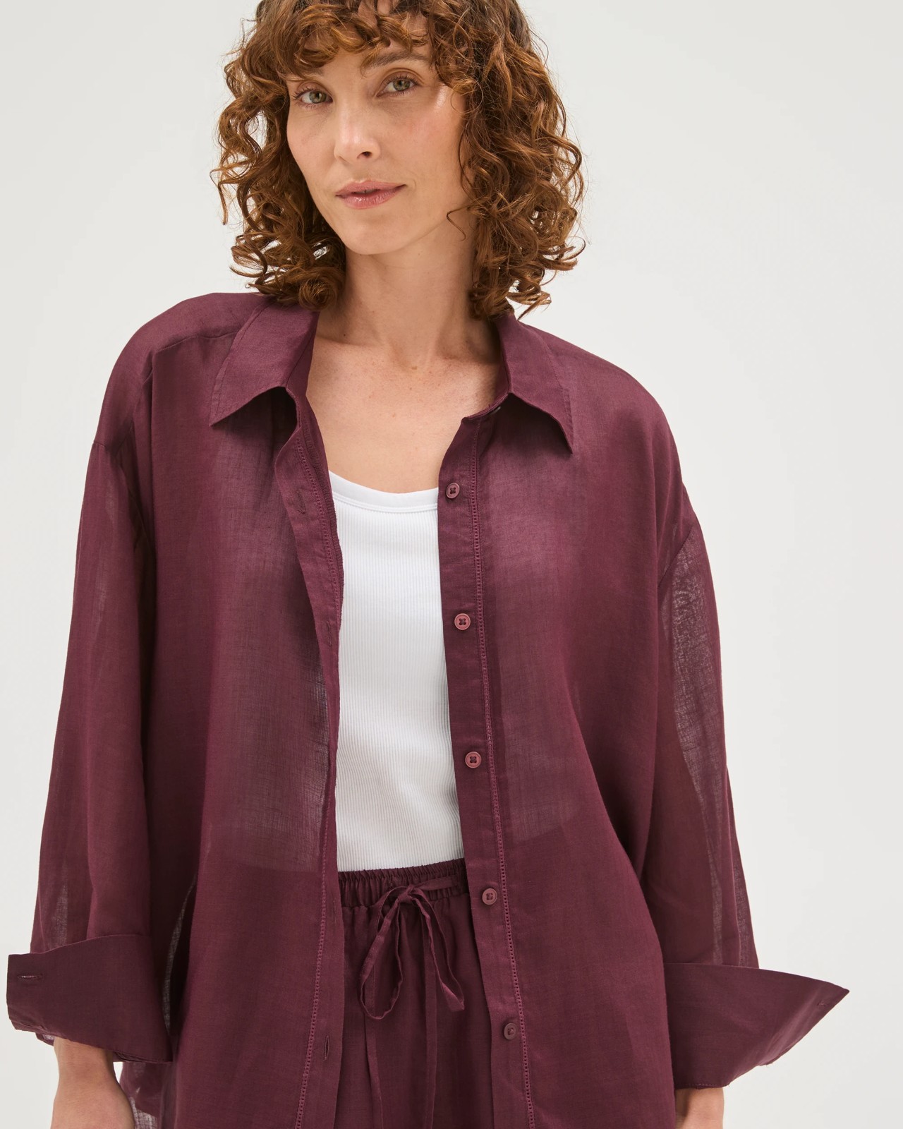 Long Sleeve Trim Detail Shirt 3 of 6
