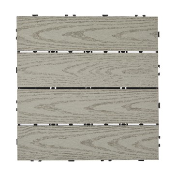4 Pack Wood Look Decking Tiles - Anko