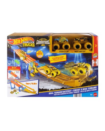 Hot Wheels Monster Trucks Dual Terrain Raceway