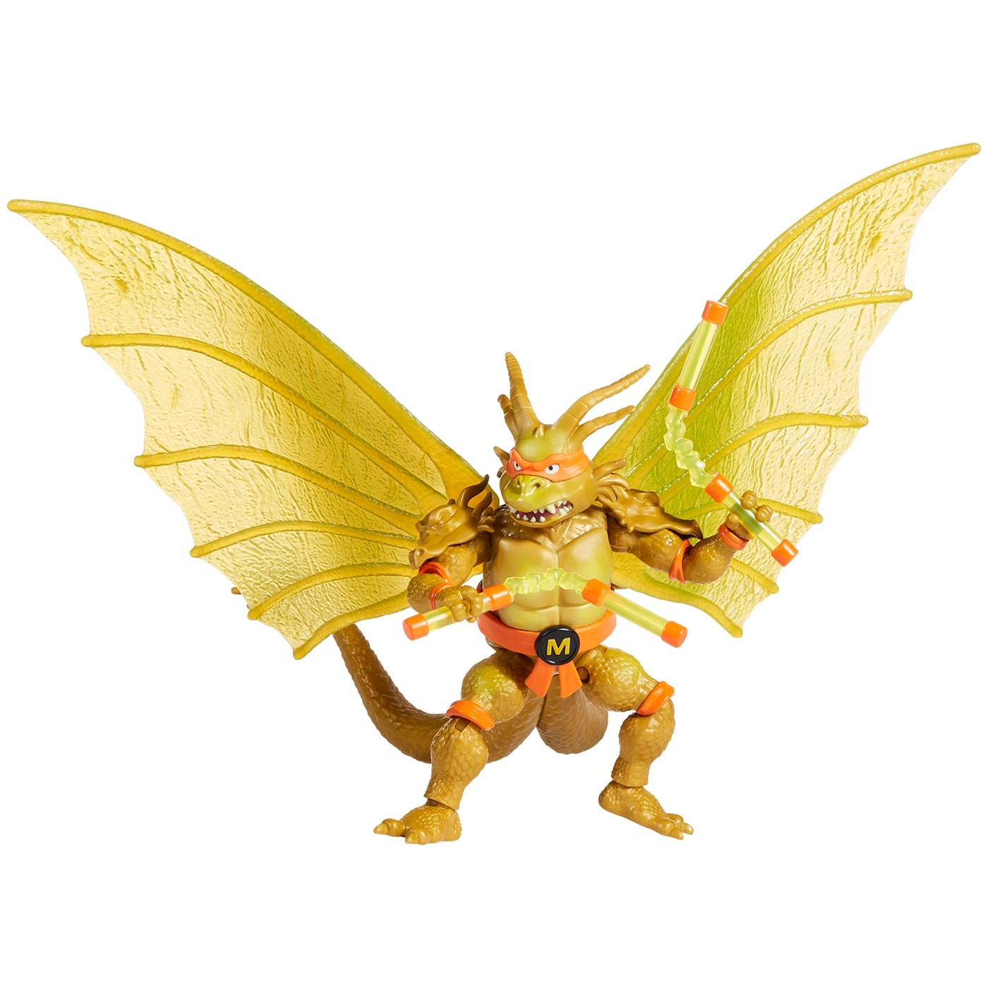 Teenage Mutant Ninja Turtles x Godzilla Figures - Michelangelo x King Ghidorah 2 of 5