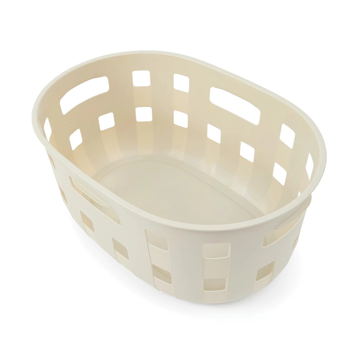 50L Oval Trellis Laundry Basket, Beige - Anko 4 of 6
