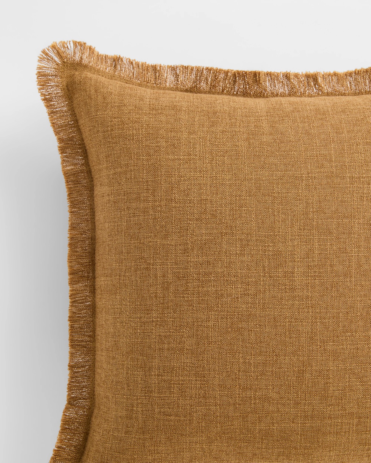 Ellerie Fringe Cushion - Cumin 2 of 2