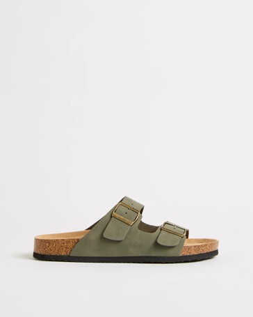 Smooth Moulded Cork Sandals - Solomon