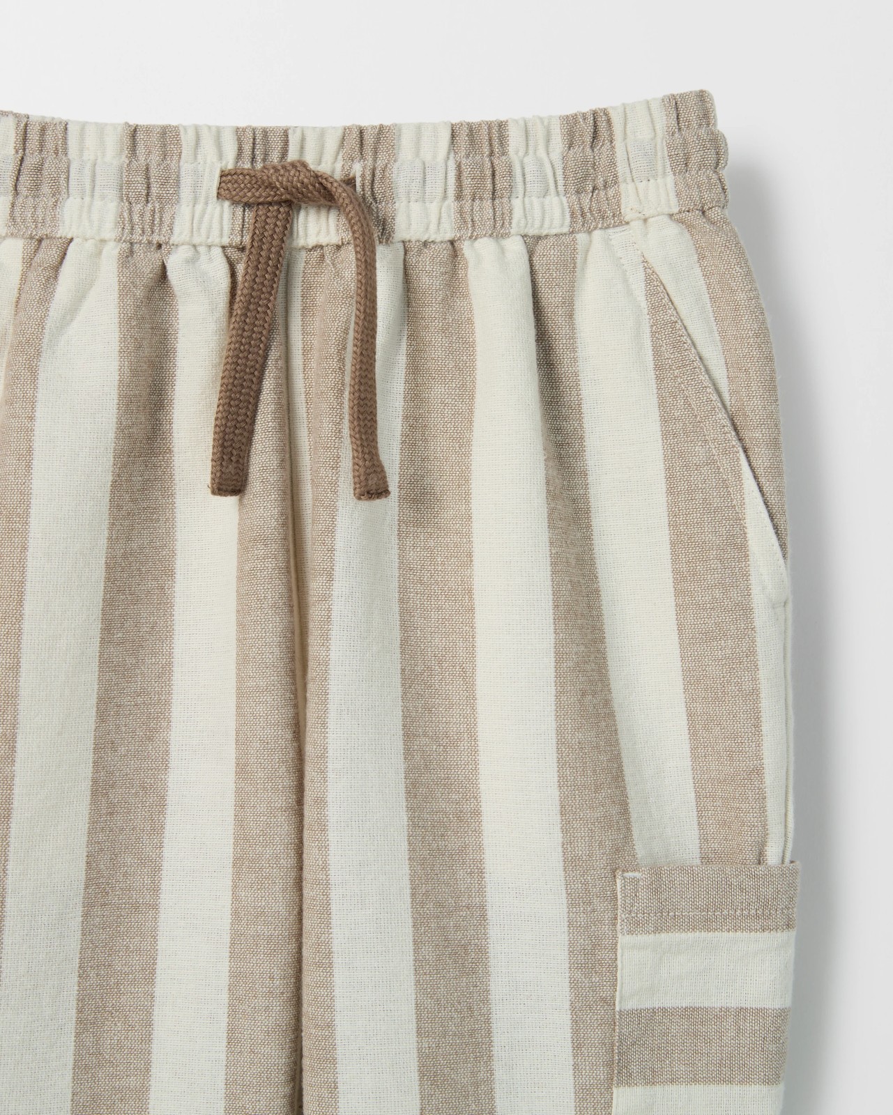 Lightweight Woven Pull-On Pants - Taupe 6 of 6