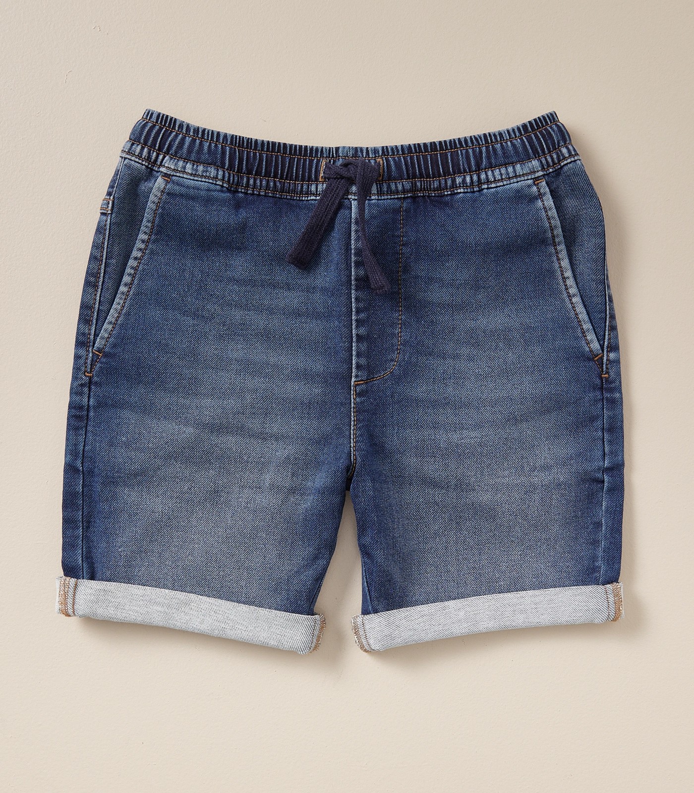 Men's pull clearance on denim shorts