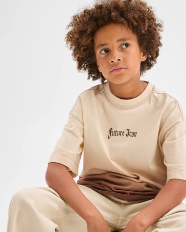 Australian Cotton Oversized Dip Dye T-Shirt