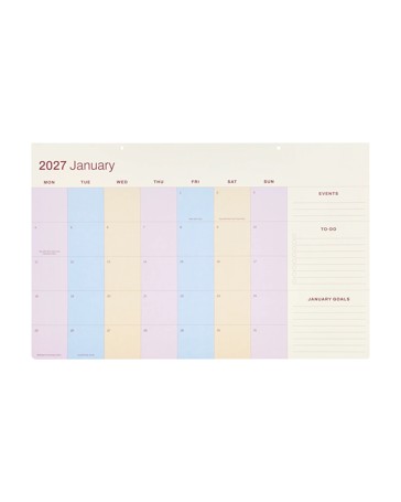 Anko 2027 Jumbo Colour Calendar