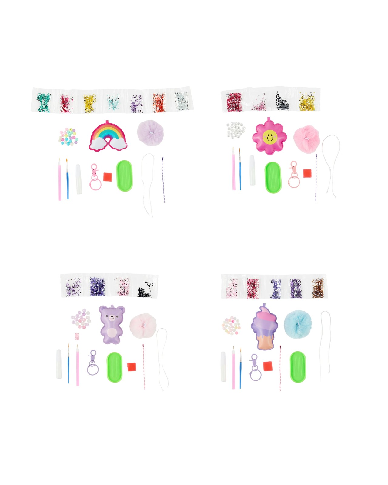 Anko Create Your Own Gem Keychain - Assorted 2 of 3