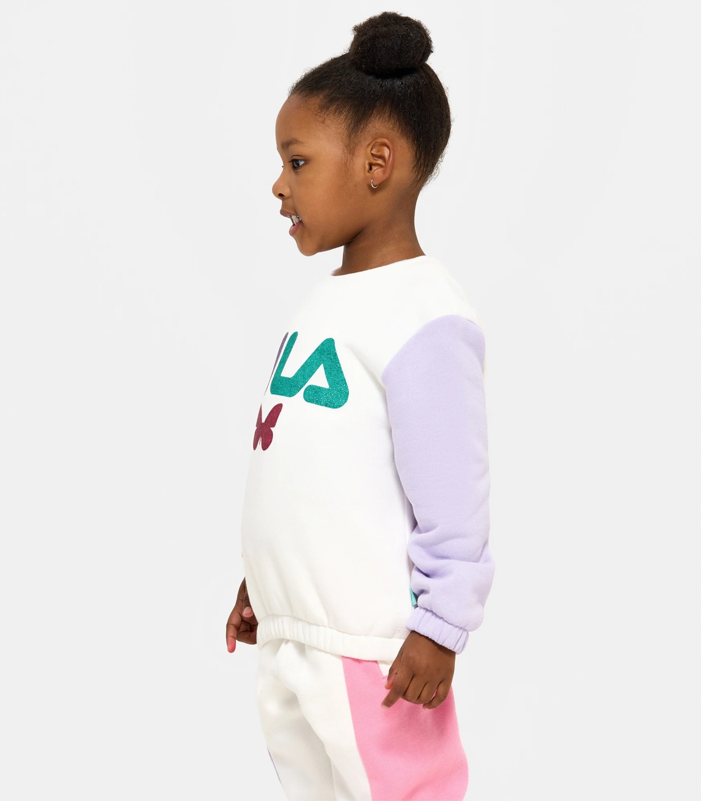 Fila Contrast Sleeve Jumper - Ivy | Target Australia