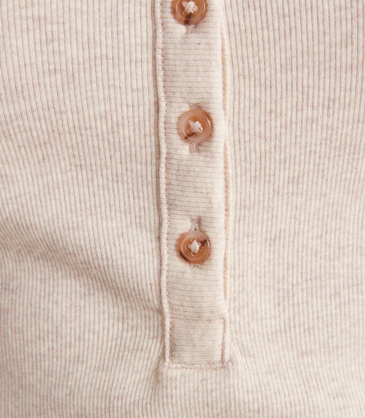 Organic Cotton Rib Henley Top Target Australia
