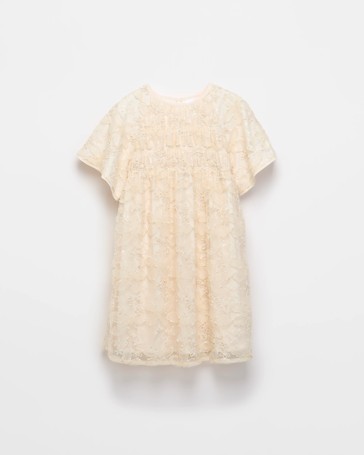 Floral Woven 3D Dress