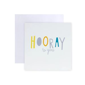 Creative Publishing by Hallmark Celebration Greeting Card - Hooray To You!