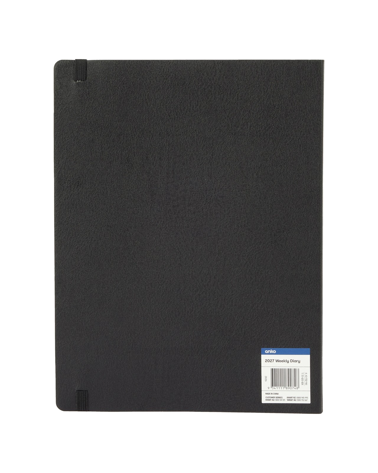 Anko 2027 Weekly Diary - Black 6 of 6