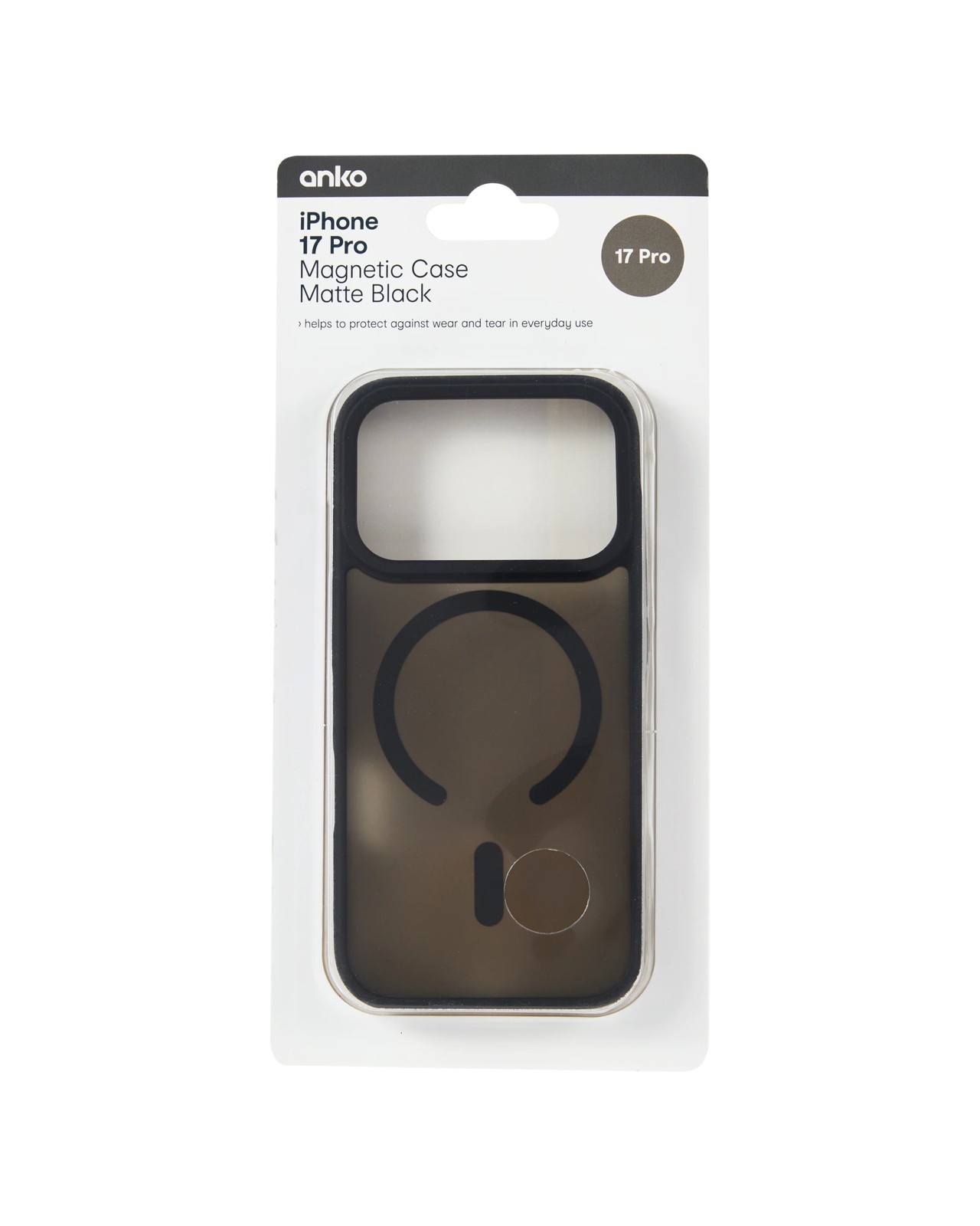 Anko iPhone 17 Pro Magnetic Case - Matte Black 5 of 5