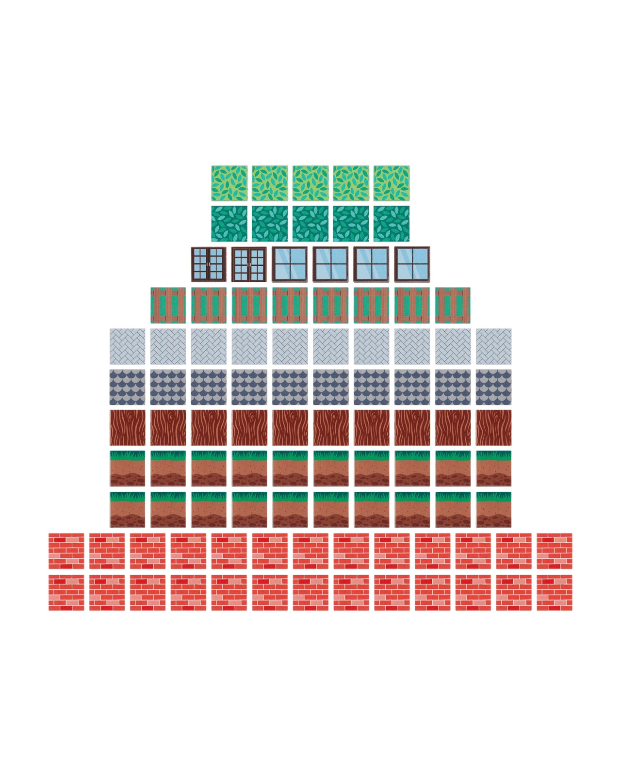 Anko 100 Piece Magnetic House Building Blocks 5 of 5