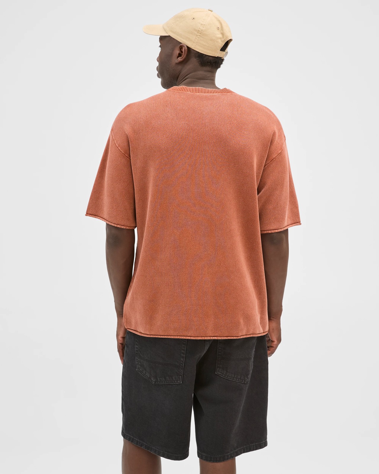 Commons Australian Cotton Fashion Knitted T-Shirt - Brunette 6 of 6