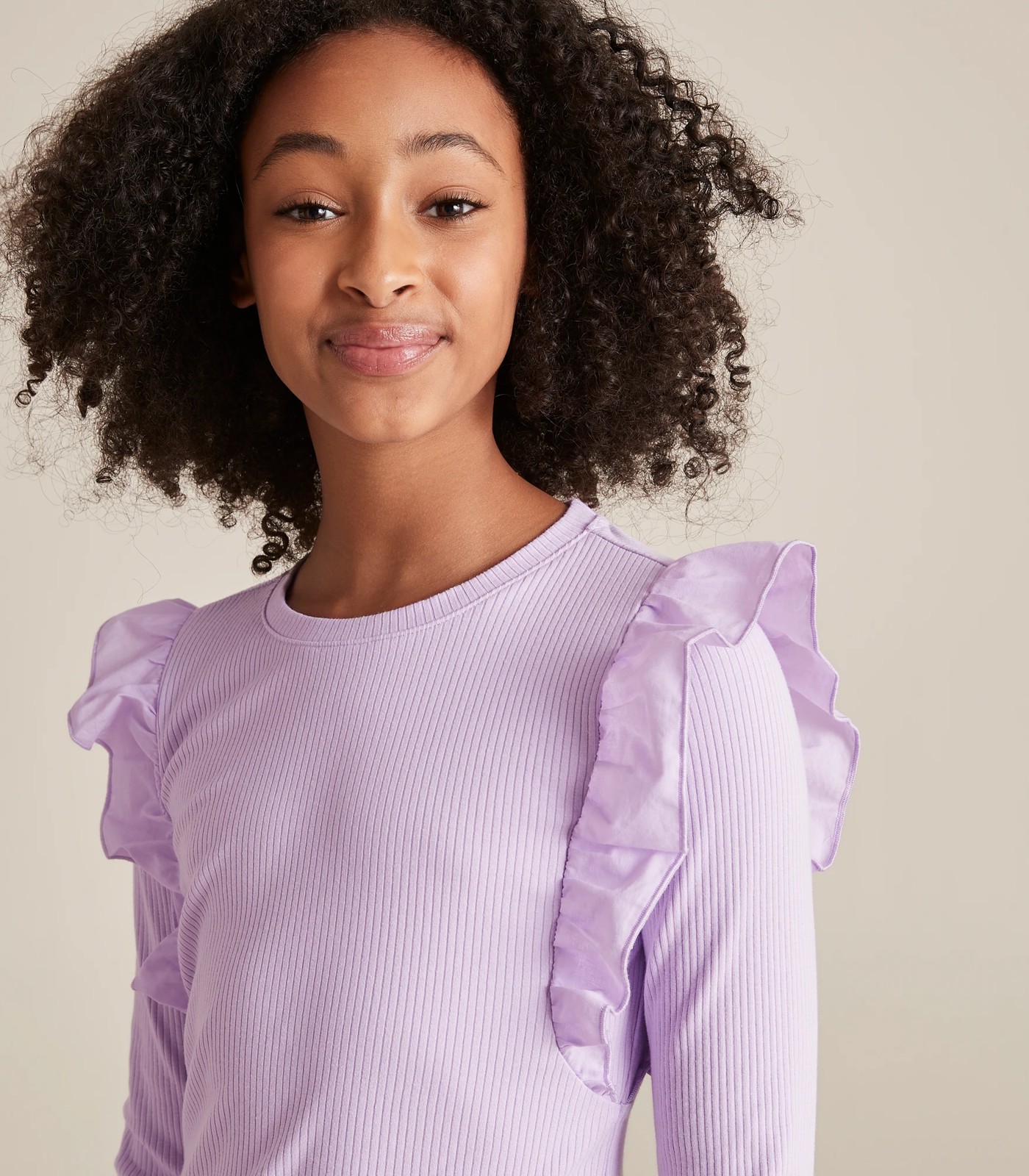 Ruffle Rib Top 5 of 6